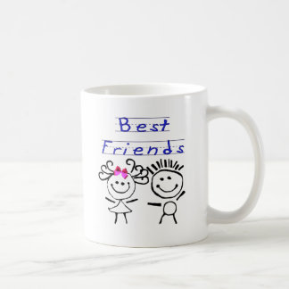 Caneca De Café Figura da vara dos melhores amigos
