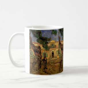 Caneca De Café Figura hospital dos pinheiros de Van Gogh de St