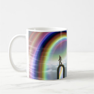 Caneca De Café Figura Misteriosa no Portal Inter-Dimensional
