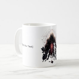 Caneca De Café Figura Oculta Arte Sombria