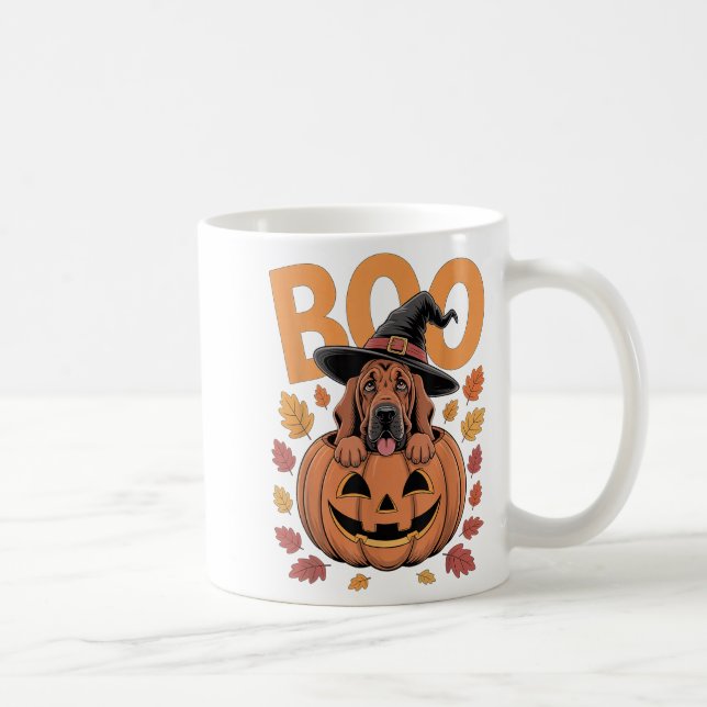 Caneca De Café Figurino De Sangue No Halloween De Pumpkin Bloodho (Direita)
