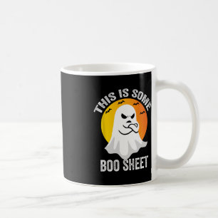 Caneca De Café Figurino do Fantasma do Boo do Halloween Este é um