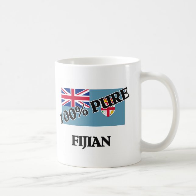 Caneca De Café FIJIAN de 100 por cento (Direita)