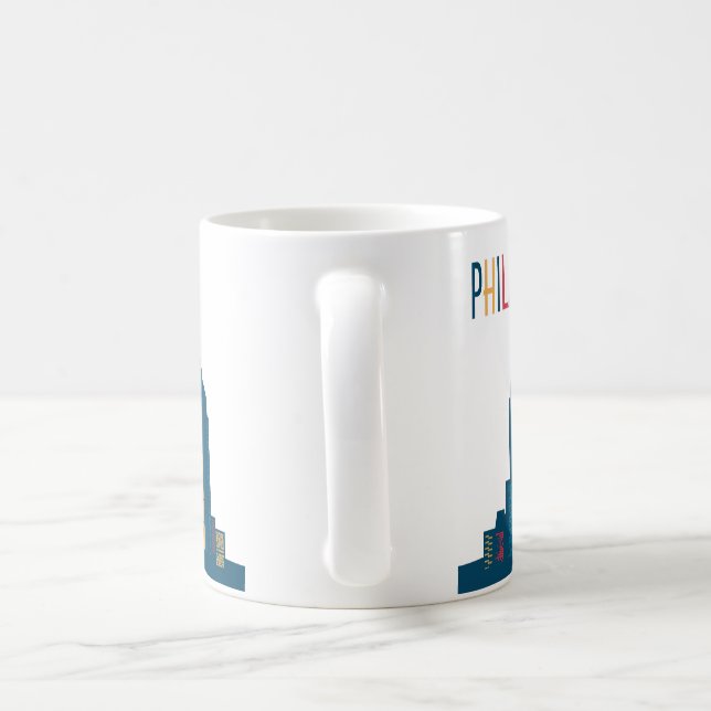Caneca De Café Filadélfia, Pensilvânia Coffee Mug (Alça)