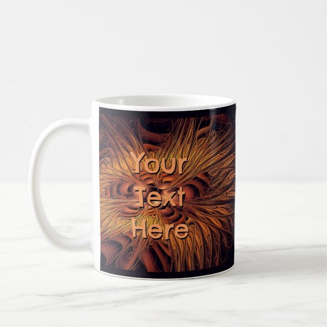 Caneca De Café Filamentos Ardentes (Esquerda)