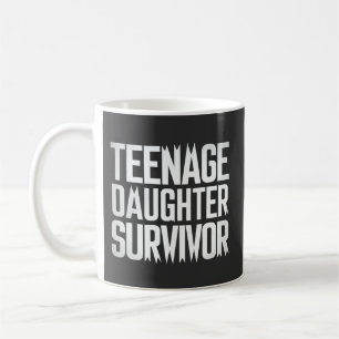 Caneca De Café Filha da adolescência Sobrevivente Engraçada Paren