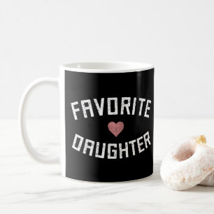 Caneca De Café Filha Da Família Filha Favorita Engraçada