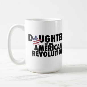 Caneca De Café Filha da Revolução Americana DAR Estrela EUA