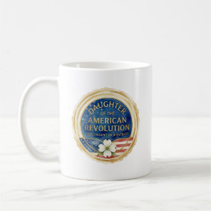 Caneca De Café Filha da Revolução Americana Patriota EUA