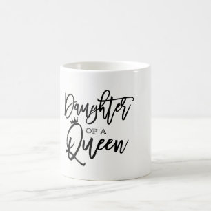 Caneca De Café Filha de uma RAINHA Roteiro Moderno Tendência Pers