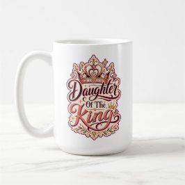 Caneca De Café Filha do Rei Projeto Cristão Baseado na Fé