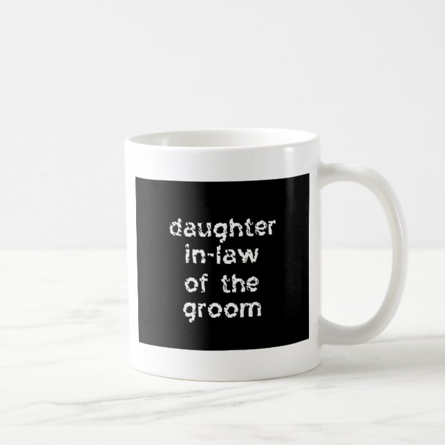 Caneca De Café Filha em Direito do Groom (Direita)