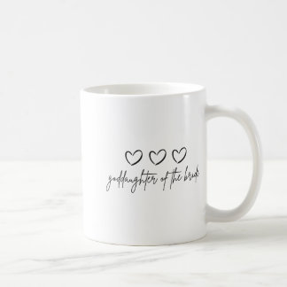 Caneca De Café Filha Mínima Da Noiva Matching Weddi