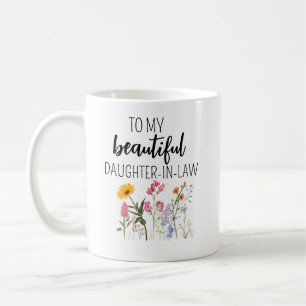 Caneca De Café Filha Na Lei Mug, Presente De Filha, Presente