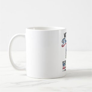 Caneca De Café Filha Orgulhosa de Heróis Design da Bandeira dos E