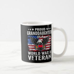 Caneca De Café Filha Orgulhosa De Um Veterano Wwii Na Segunda Gue