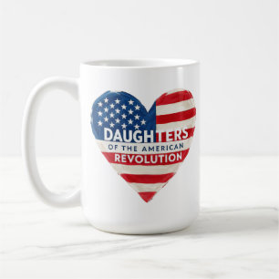 Caneca De Café Filhas da Revolução Americana DAR US Histor