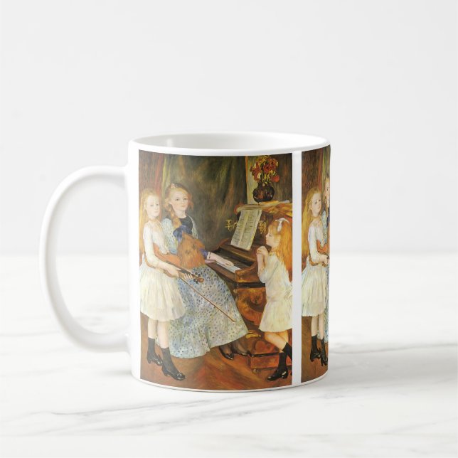 Caneca De Café Filhas de Catulle Mendes por Pierre Renoir (Esquerda)