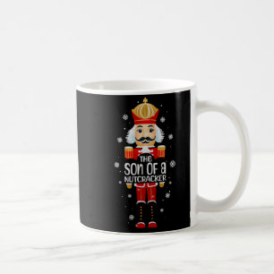 Caneca De Café Filho de um quebra-nozes divertido Natal família c