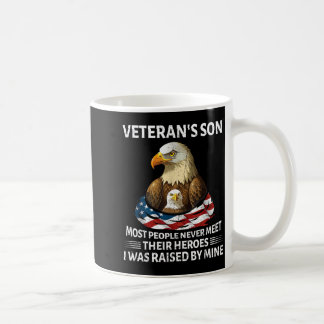 Caneca De Café Filho de Veteranos Patrióticos Foi Criado pela Ban