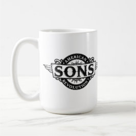 Caneca De Café Filhos da Revolução Americana Descendente Direto