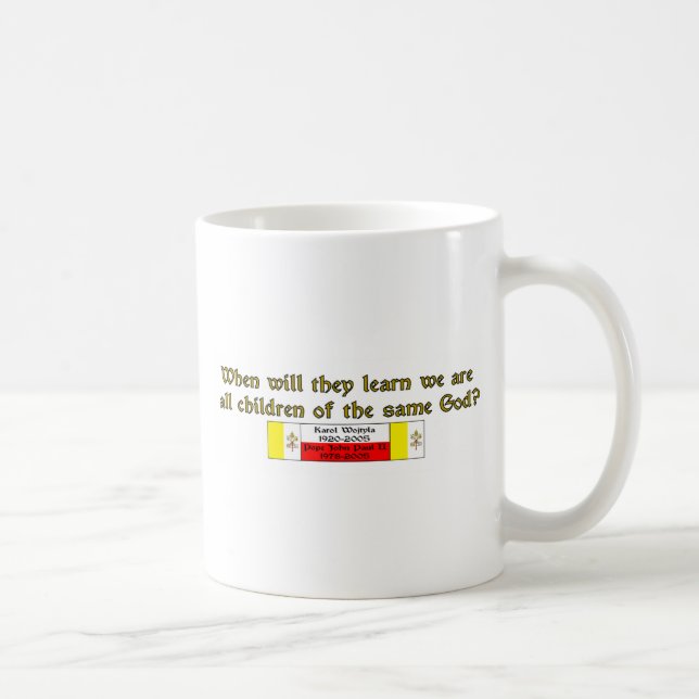 Caneca De Café Filhos do Mesmo Deus 1 (Direita)