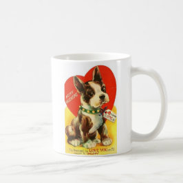 Caneca De Café Filhote de cachorro bonito de Boston Terrier dos