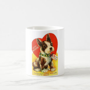 Caneca De Café Filhote de cachorro bonito de Boston Terrier dos