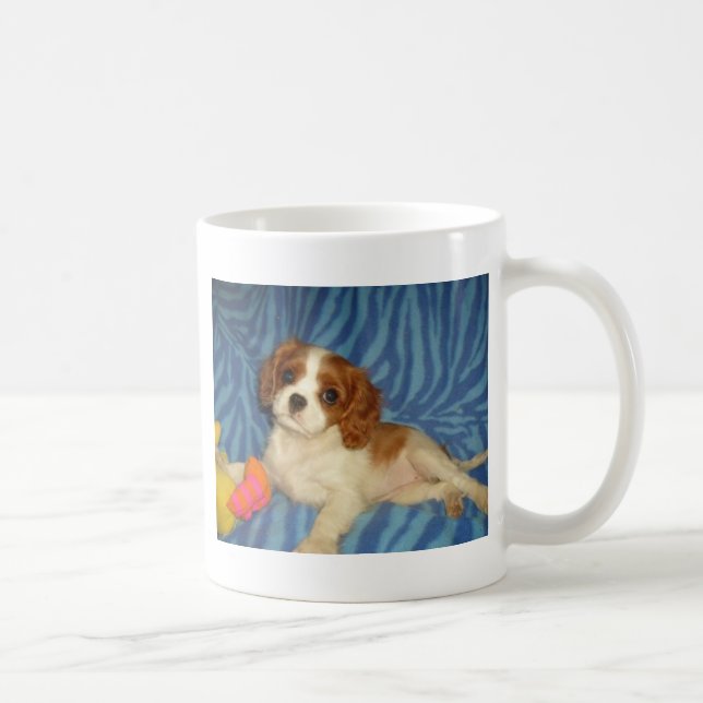 Caneca De Café Filhote de cachorro de Blenheim (Direita)