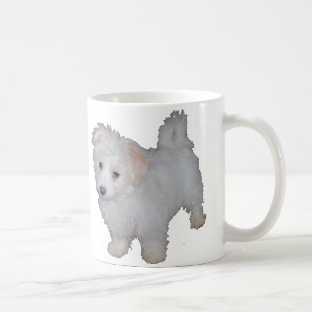 Caneca De Café Filhote de cachorro de Havanese (Direita)