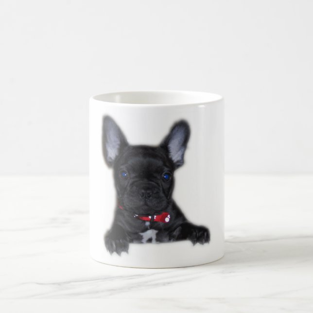 Caneca De Café Filhote de cachorro do buldogue francês (Centro)