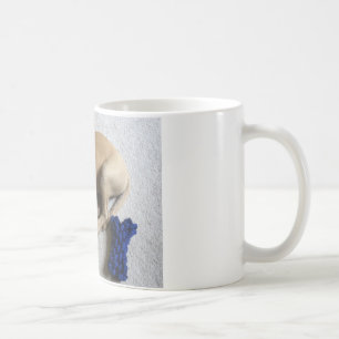 Caneca De Café filhote de cachorro do cur da Preto-boca com