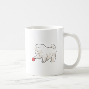 CANECA DE CAFÉ FILHOTE DE CACHORRO DO SAMOYED