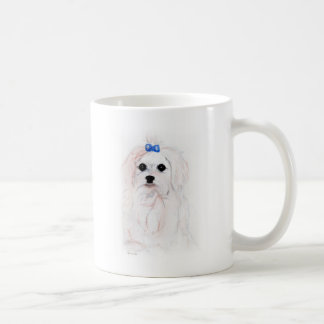 Caneca De Café Filhote de cachorro maltês