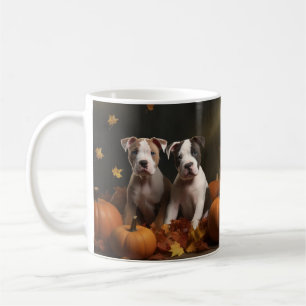 Caneca De Café Filhote de Staffordshire Americano Delícia de Outo