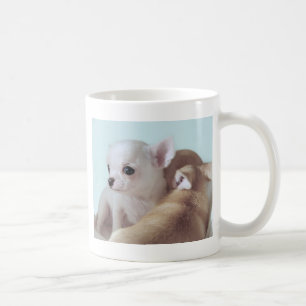 Caneca De Café Filhotes de cachorro bonitos da chihuahua