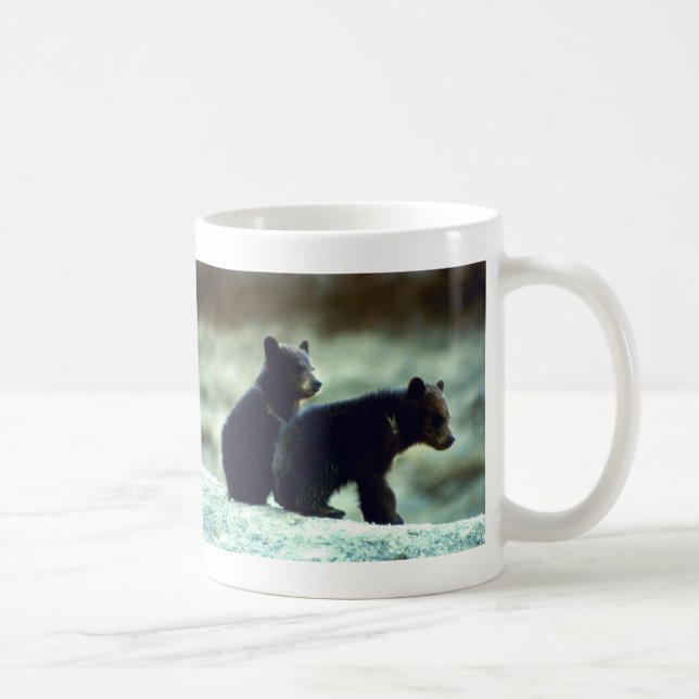 Caneca De Café Filhotes de urso preto (Direita)