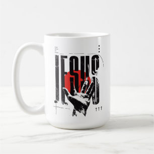 Caneca De Café Filipenses 2:9 Nome Acima de Todos os Nomes Retro