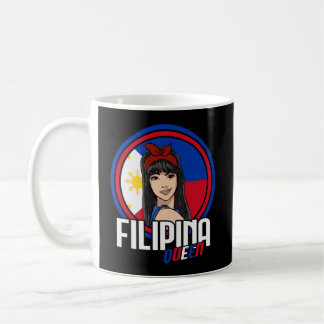 Caneca De Café Filipina Rainha Filipina Bandeira Filipinas Pilipi