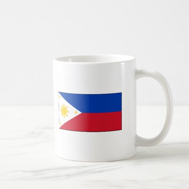 Caneca De Café Filipinas EMBANDEIRAM o International (Direita)
