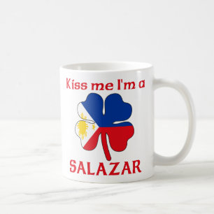 Caneca De Café Filipinos personalizados beijam-me que eu sou