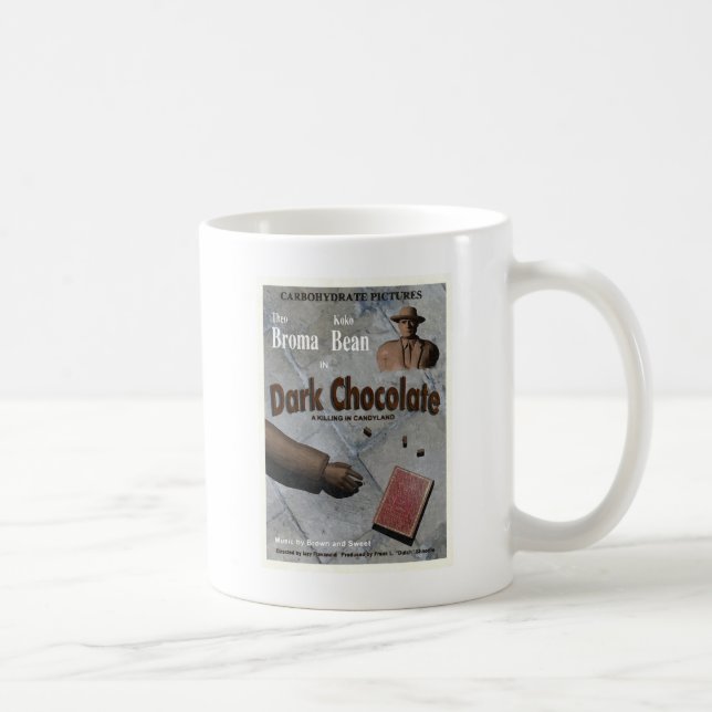 Caneca De Café Filme de Chocolate Negro (Direita)