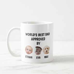 Caneca De Café Filme de rosto de bebê personalizado para pais per