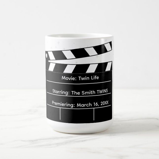 Caneca De Café Filme Premiere: Anúncio de Gravidez Gêmea Bonita (Centro)