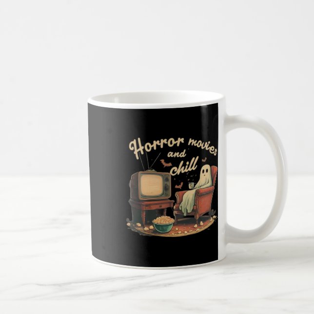 Caneca De Café Filmes De Horror E Fantasmas De Enchimento (Direita)
