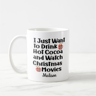 Caneca De Café Filmes de Natal engraçados e presentes de Natal de