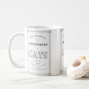 Caneca De Café Filosofia dos Gatos