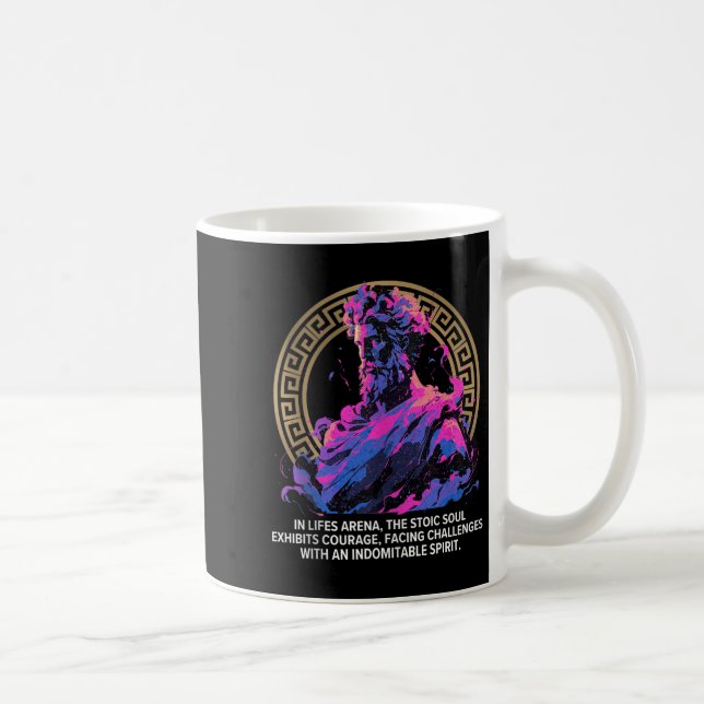 Caneca De Café Filosofia Estática Inspirativa Epic Antiga Grega S (Direita)