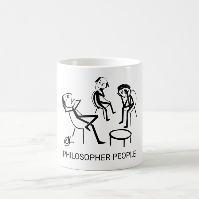 Caneca De Café Filósofos - Pessoas de café (Centro)