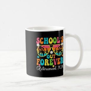 Caneca De Café Fim da Escola Aposentadoria 2026 Retro Aposentado